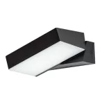 Rábalux 77121 Laxa Kültéri lámpa, Kültéri fali lámpa, fekete-fehér LED 14, IP54