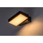 Rábalux 77121 Laxa Kültéri lámpa, Kültéri fali lámpa, fekete-fehér LED 14, IP54
