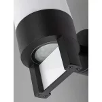 Rábalux 77130 Leitha Kültéri lámpa, Kültéri fali lámpa, fekete-fehér LED 12, IP44