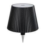 Rábalux 77142 Burdur Kültéri lámpa, Kültéri dekor világítás, fekete-átlátszó LED 2, IP44