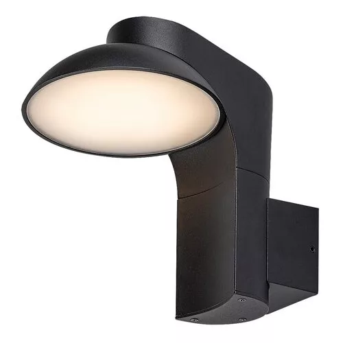 Rábalux 77148 Wengen Kültéri lámpa, Kültéri fali lámpa, fekete-fehér LED 12, IP54