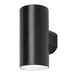  Rábalux 77155 Urfa Kültéri lámpa, Kültéri fali lámpa, fekete-fehér LED 18, IP65
