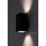 Rábalux 77157 Urfa Kültéri lámpa, Kültéri fali lámpa, fekete-fehér LED 18, IP65