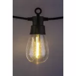 Rábalux 77165 Zirc Kültéri lámpa, Napelemes lámpa, fekete-átlátszó LED 3,6, IP44