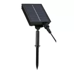 Rábalux 77165 Zirc Kültéri lámpa, Napelemes lámpa, fekete-átlátszó LED 3,6, IP44