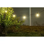 Rábalux 77165 Zirc Kültéri lámpa, Napelemes lámpa, fekete-átlátszó LED 3,6, IP44