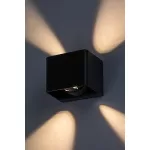 Rábalux 77168 Hallstatt Kültéri lámpa, Kültéri fali lámpa, antracit-átlátszó LED 10, IP54