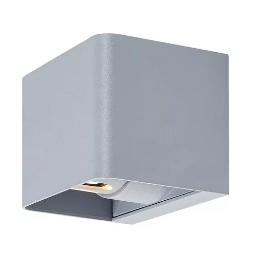 Rábalux 77170 Hallstatt Kültéri lámpa, Kültéri fali lámpa, szürke-átlátszó LED 10, IP54