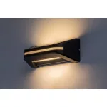 Rábalux 77174 Kobarid Kültéri lámpa, Kültéri fali lámpa, fekete-fehér LED 20, IP54