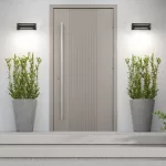 Rábalux 77174 Kobarid Kültéri lámpa, Kültéri fali lámpa, fekete-fehér LED 20, IP54