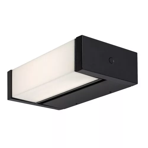 Rábalux 77185 Cubbington Kültéri lámpa, Kültéri fali lámpa, fekete-fehér LED 18, IP54