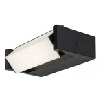 Rábalux 77185 Cubbington Kültéri lámpa, Kültéri fali lámpa, fekete-fehér LED 18, IP54