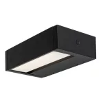 Rábalux 77185 Cubbington Kültéri lámpa, Kültéri fali lámpa, fekete-fehér LED 18, IP54