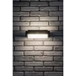Rábalux 77185 Cubbington Kültéri lámpa, Kültéri fali lámpa, fekete-fehér LED 18, IP54