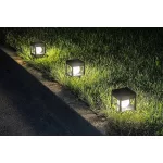 Rábalux 77188 Holne Kültéri lámpa, Kültéri dekor világítás, fekete-fehér LED 0,3, IP44