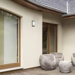 Rábalux 7797 Opole Kültéri fali lámpa matt fekete-fehér E27 1x MAX 12, IP65