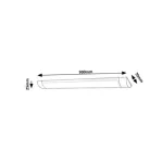 Rábalux 78024 Batten light2 Beltéri lámpa, Pultmegvilágító lámpa, fehér-fehér LED 24, IP20