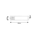 Rábalux 78055 Soft2 Beltéri lámpa Pultmegvilágító lámpa ezüst, fehér LED 5, természetes fehér (3500-5000 K), IP20