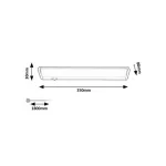 Rábalux 78058 Easylight2 Beltéri lámpa Pultmegvilágító lámpa ezüst, fehér LED 5, természetes fehér (3500-5000 K), IP20
