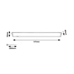 Rábalux 78060 Easylight2 Beltéri lámpa Pultmegvilágító lámpa ezüst, fehér LED 10, természetes fehér (3500-5000 K), IP20