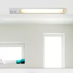 Rábalux 78065 Bath2 Beltéri lámpa Pultmegvilágító lámpa fehér, fehér LED 15, természetes fehér (3500-5000 K), IP20