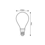 Rábalux 79048 Filament-LED Fényforrás LED Filament átlátszó, meleg fehér (2700-3000K), IP20