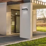 Rábalux 7935 Halden Kültéri fali lámpa fekete-fehér LED 9, IP65