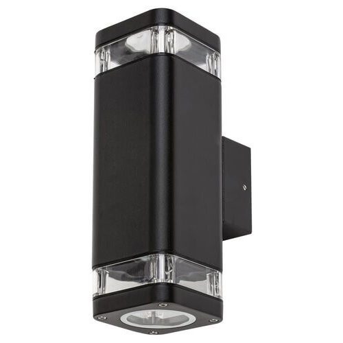 Rábalux 7956 Sintra Kültéri fali lámpa matt fekete-átlátszó GU10 2x MAX 25, IP44
