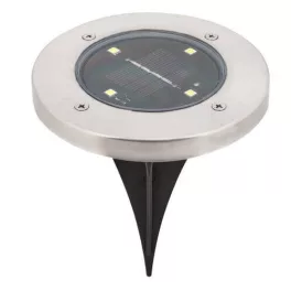   Rábalux 7975 Dannet Kültéri Napelemes lámpa szatin króm-fekete LED 0,24, IP44