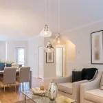 Rábalux 7977 Jezabel Beltéri Függeszték króm-füstszínű E27 3x MAX 60, IP20