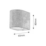 Rábalux 8018 Chile Kültéri fali lámpa antik barna- GU10 1x MAX 35, IP44