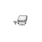 Rábalux 8104 Bilbao Kültéri Napelemes lámpa fekete- DC 3,2V LED 0,2, IP67