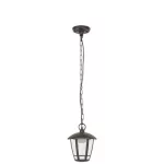 Rábalux 8128 Sorrento Kültéri függeszték matt fekete-átlátszó LED 8, IP44
