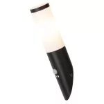 Rábalux 8146 Black torch Kültéri fali lámpa matt fekete-fehér E27 1x MAX 25, IP44