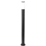 Rábalux 8148 Black torch Kültéri állólámpa matt fekete-fehér E27 1x MAX 25, IP44