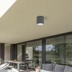 Rábalux 8150 Akron Kültéri mennyezeti lámpa antracit-átlátszó GU10 1x MAX 35, IP54