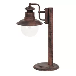   Rábalux 8165 Odessa Kültéri állólámpa antik barna-átlátszó E27 1x MAX 60, IP44