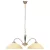 Rábalux 8177 Regina Beltéri Csillár bronz-krém E27 2x MAX 60, IP20