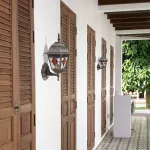 Rábalux 8182 Monaco Kültéri fali lámpa antik arany-többszínű E27 1x MAX 60, IP43