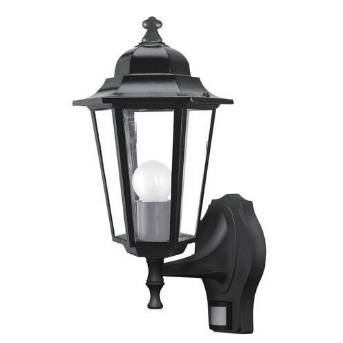 Rábalux 8217 Velence Kültéri fali lámpa fekete-átlátszó E27 1x MAX 60, IP43