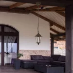 Rábalux 8238 Velence Kültéri függeszték antik arany-átlátszó E27 1x MAX 60, IP43