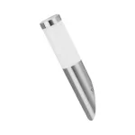 Rábalux 8261 Inox torch Kültéri fali lámpa szatin króm-fehér E27 1x MAX 25, IP44