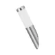 Rábalux 8261 Inox torch Kültéri fali lámpa szatin króm-fehér E27 1x MAX 25, IP44