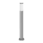 Rábalux 8264 Inox torch Kültéri állólámpa szatin króm-fehér E27 1x MAX 25, IP44