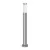 Rábalux 8264 Inox torch Kültéri állólámpa szatin króm-fehér E27 1x MAX 25, IP44