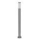 Rábalux 8265 Inox torch Kültéri állólámpa szatin króm-fehér E27 1x MAX 25, IP44