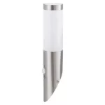 Rábalux 8266 Inox torch Kültéri fali lámpa szatin króm-fehér E27 1x MAX 25, IP44