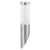 Rábalux 8266 Inox torch Kültéri fali lámpa szatin króm-fehér E27 1x MAX 25, IP44