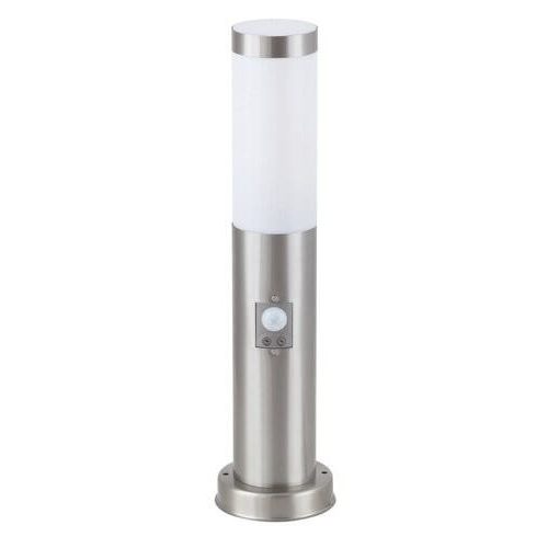 Rábalux 8267 Inox torch Kültéri állólámpa szatin króm-fehér E27 1x MAX 25, IP44