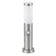 Rábalux 8267 Inox torch Kültéri állólámpa szatin króm-fehér E27 1x MAX 25, IP44